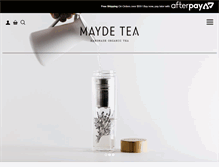 Tablet Screenshot of maydetea.com